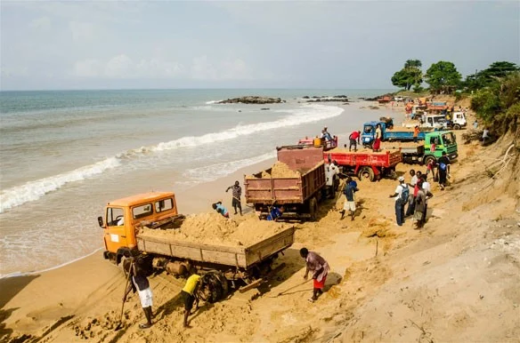 MR. ALEX NTI CALLS FOR STRICT ENFORCEMENT OF LAWS AGAINST ILLEGAL SAND WINNING