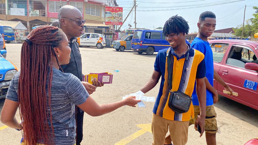 MCE Hon Goerge Kpakpo Allotey, Shares Val’s day with Okada Riders at Dansoman